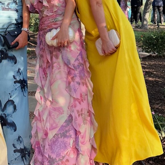 Divya Pink Maxi Dress NBD: Size M - Picture 7 of 8